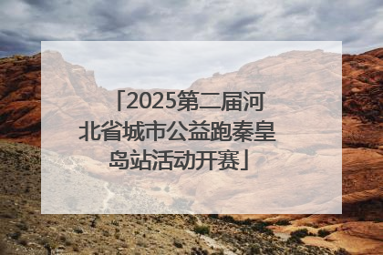 2025第二届河北省城市公益跑秦皇岛站活动开赛